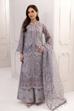 Alizeh Fashion Rang e Mehr Embroidered Chiffon 3Pc Suit D-06 REHAB