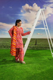 Feathers Dosti Digital Printed Khaddar Unstitched 3Pc Suit RELINE-FT577