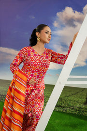 Feathers Dosti Digital Printed Khaddar Unstitched 3Pc Suit RELINE-FT577