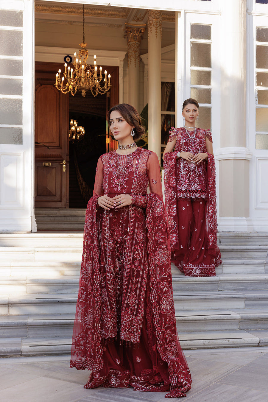 Lumiere By Saira Rizwan Embroidered Net Unstitched 3Pc Suit SR-06