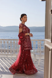 Lumiere By Saira Rizwan Embroidered Net Unstitched 3Pc Suit SR-06