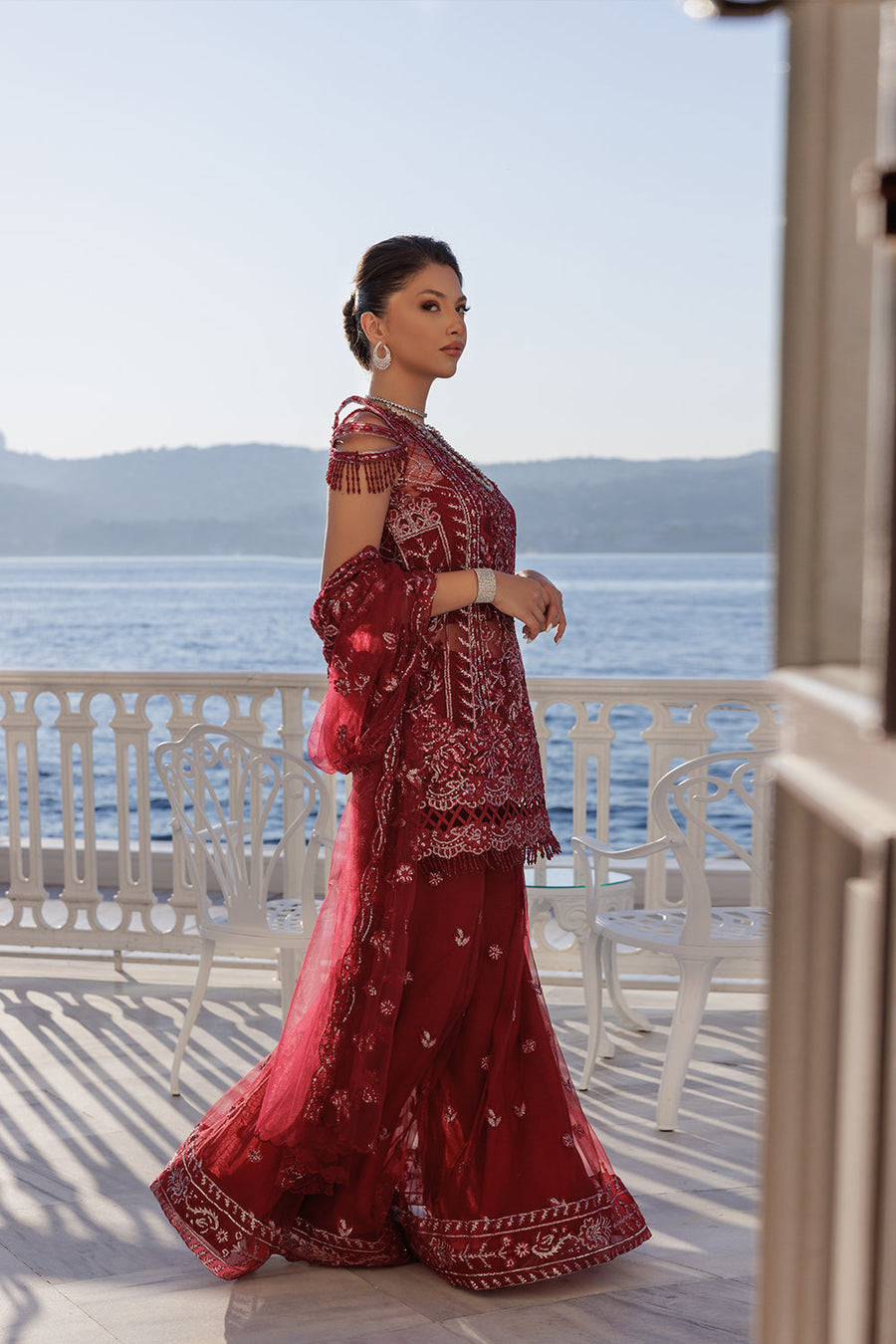 Lumiere By Saira Rizwan Embroidered Net Unstitched 3Pc Suit SR-06