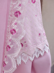 Faiza Faisal Marine Embroidered Luxury Lawn Unstitched 3Pc Suit - RENA