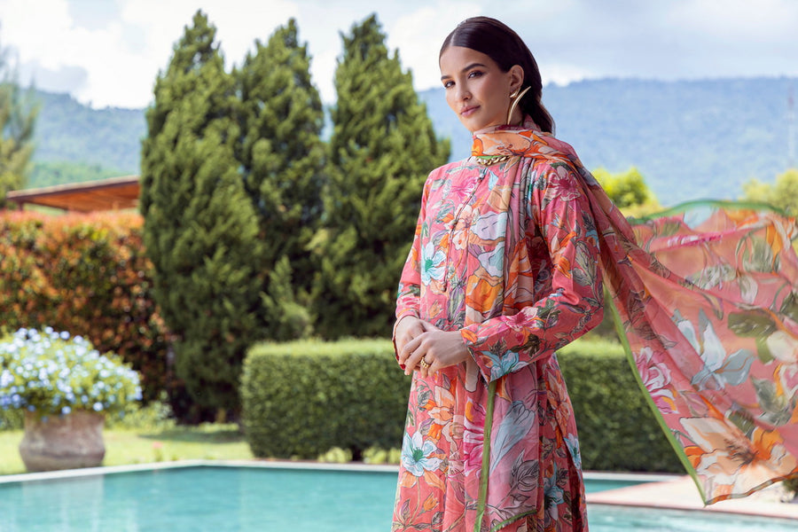 Feathers Premium Printed Lawn Unstitched 3Pc Suit RENIX-FT537