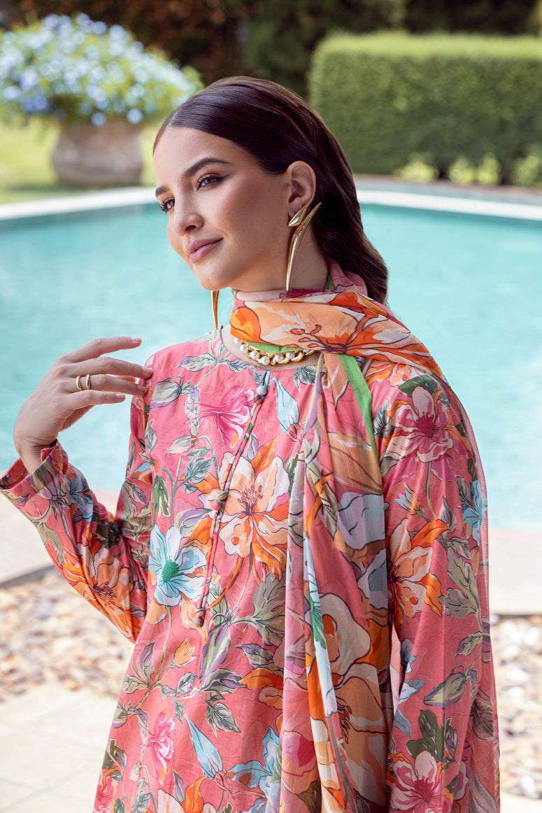 Feathers Premium Printed Lawn Unstitched 3Pc Suit RENIX-FT537