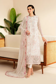 Xenia Formals Embroidered Chiffon Unstitched 3Pc Suit XF-970 REVE