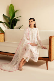 Xenia Formals Embroidered Chiffon Unstitched 3Pc Suit XF-970 REVE