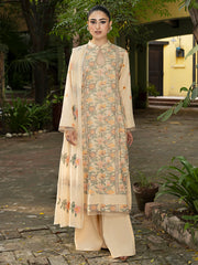 Afsaneh by Mahnur Embroidered Karandi Unstitched 3Pc Suit D-12 Rever