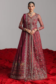 Qalamkar Shadmaani Embroidered Net Unstitched 3Pc Suit RH-01 JAHAN