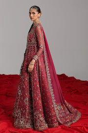 Qalamkar Shadmaani Embroidered Net Unstitched 3Pc Suit RH-01 JAHAN