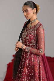 Qalamkar Shadmaani Embroidered Net Unstitched 3Pc Suit RH-01 JAHAN