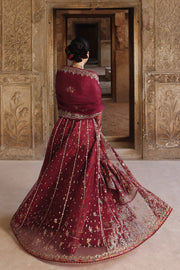 Qalamkar Shadmaani Embroidered Net Unstitched 3Pc Suit RH-01 JAHAN