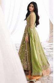 Qalamkar Shadmaani Embroidered Net Unstitched 3Pc Suit RH-03 GULNARA