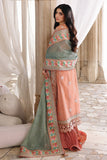 Qalamkar Shadmaani Embroidered Organza Unstitched 3Pc Suit RH-04 ZEHRA