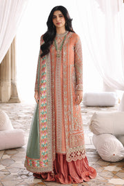 Qalamkar Shadmaani Embroidered Organza Unstitched 3Pc Suit RH-04 ZEHRA