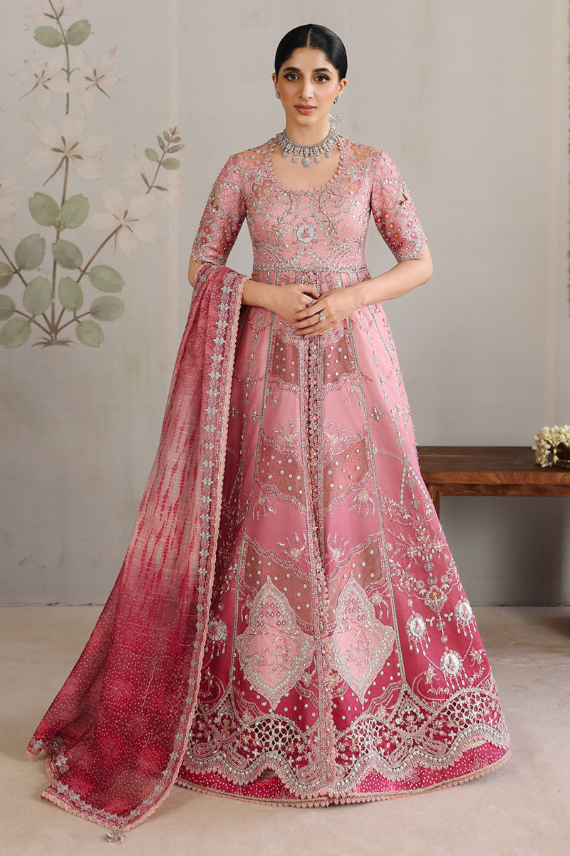 Qalamkar Shadmaani Embroidered Raw Silk Unstitched 3Pc Suit RH-05 RAHMAH
