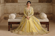 Qalamkar Shadmaani Embroidered Organza Unstitched 3Pc Suit RH-06 HOOR