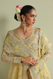 Qalamkar Shadmaani Embroidered Organza Unstitched 3Pc Suit RH-06 HOOR