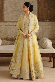 Qalamkar Shadmaani Embroidered Organza Unstitched 3Pc Suit RH-06 HOOR