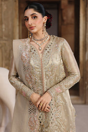 Qalamkar Shadmaani Embroidered Zari Tissue Unstitched 3Pc Suit RH-07 AMEERA