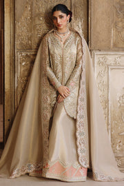 Qalamkar Shadmaani Embroidered Zari Tissue Unstitched 3Pc Suit RH-07 AMEERA