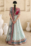 Qalamkar Shadmaani Embroidered Raw Silk Unstitched 3Pc Suit RH-08 LAYLA