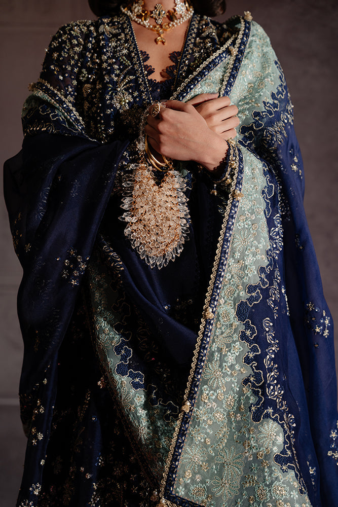 Freeshia by Suffuse Embroidered Organza Unstitched 3Pc Suit - RISHAAL