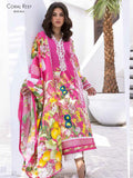 Roheenaz Leya Printed Lawn Unstitched 3Pc Suit RNZ-01A Coral Reef