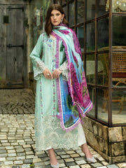 Roheenaz Flanerie Embroidered Lawn Unstitched 3Pc Suit RNZ-02A AURINDA
