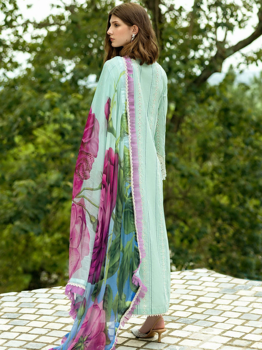 Roheenaz Flanerie Embroidered Lawn Unstitched 3Pc Suit RNZ-02A AURINDA