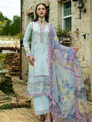Roheenaz Flanerie Embroidered Lawn Unstitched 3Pc Suit RNZ-04B EMILIE