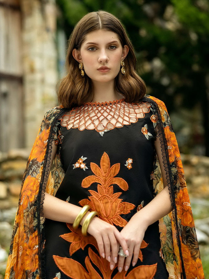 Roheenaz Flanerie Embroidered Lawn Unstitched 3Pc Suit RNZ-05B CLAIRE