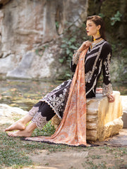 Roheenaz Dahlia Embroidered Lawn Unstitched 3Pc Suit RNZ-05B Celandine