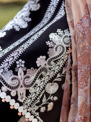 Roheenaz Dahlia Embroidered Lawn Unstitched 3Pc Suit RNZ-05B Celandine