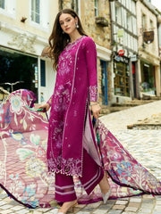Roheenaz Flanerie Embroidered Lawn Unstitched 3Pc Suit RNZ-06A CLAUDIA