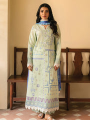 Roheenaz Aashiyana Embroidered Lawn Unstitched 3Pc Suit RNZ-07A Zumar