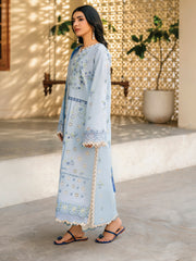 Roheenaz Aashiyana Embroidered Lawn Unstitched 3Pc Suit RNZ-07B Mahnoor