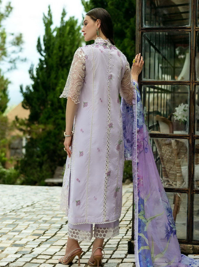 Roheenaz Flanerie Embroidered Lawn Unstitched 3Pc Suit RNZ-07B ELISA