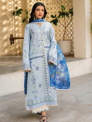 Roheenaz Aashiyana Embroidered Lawn Unstitched 3Pc Suit RNZ-07B Mahnoor