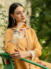 Roheenaz Flanerie Embroidered Lawn Unstitched 3Pc Suit RNZ-08A PATRICIA