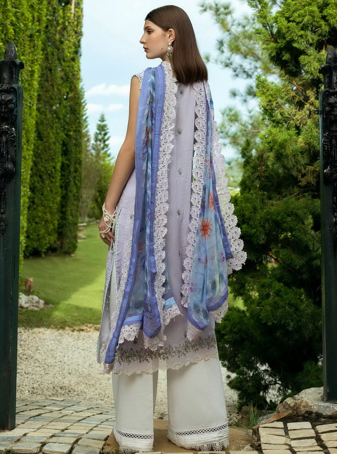 Roheenaz Flanerie Embroidered Lawn Unstitched 3Pc Suit RNZ-08B JUANA
