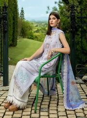 Roheenaz Flanerie Embroidered Lawn Unstitched 3Pc Suit RNZ-08B JUANA