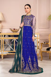 Afreen by Zarif Unstitched Luxury Formal 3 Piece Suit ZA-09 ROYAL