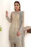 Nazneen by Zarif Unstitched Luxury Formal 3 Piece Suit ZN 04 MOON LIGHT