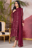 Afreen by Zarif Unstitched Luxury Formal 3 Piece Suit ZA-04 MULBERRY