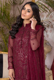 Afreen by Zarif Unstitched Luxury Formal 3 Piece Suit ZA-04 MULBERRY