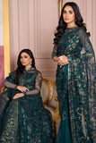 Afreen by Zarif Unstitched Luxury Formal 3 Piece Suit ZA-01 EVERGREEN