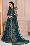 Afreen by Zarif Unstitched Luxury Formal 3 Piece Suit ZA-01 EVERGREEN