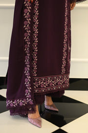 Faiza Faisal Afsana Embroidered Karandi Unstitched 3Pc Suit - ROOP