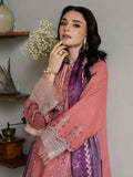 Faiza Faisal Dastaan Embroidered Khaddar Unstitched 3Pc Suit - ROSEATE